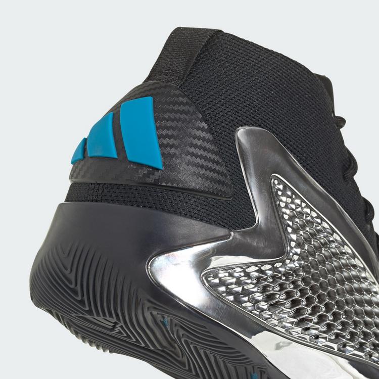 adidas adidas Anthony Edwards 1 Low Basketballschuh Basketballschuhe - Core Black / Silver Metallic / Core Black - 8 | SportScheck