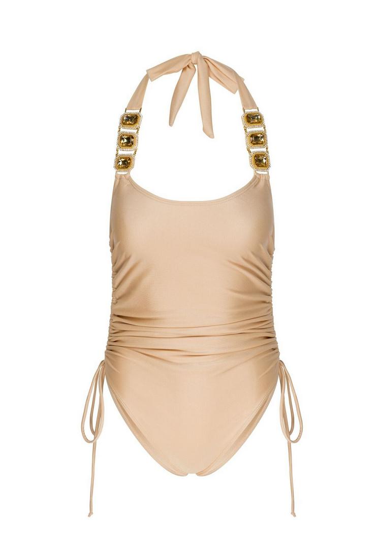 Moda Minx Moda Minx Boujee Badeanzug Damen - Champagne - 0 | SportScheck