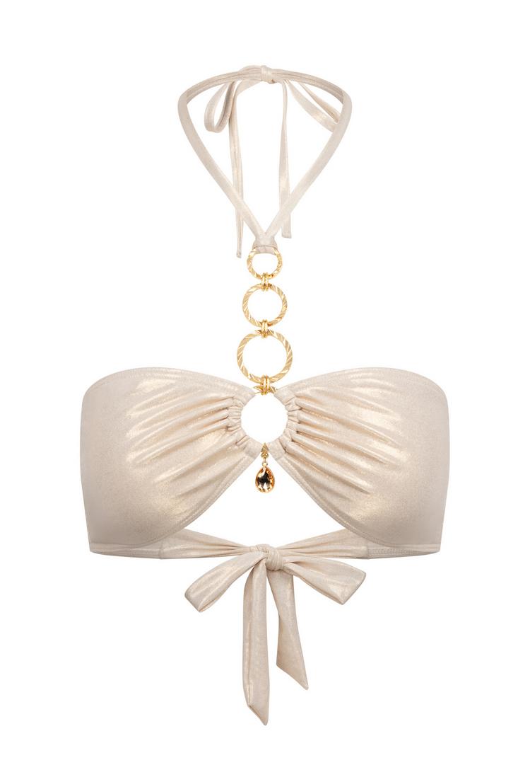 Moda Minx Moda Minx Kos Pendant Hoop Bikini Oberteil Damen - Beige - 0 | SportScheck