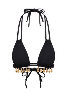 Moda Minx Selene Droplet Bikini Oberteil Damen Black