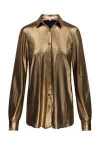 Moda Minx Shimmering Lights Langarmbluse Damen - Espresso