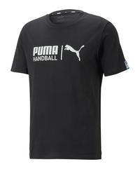 PUMA Handball T-Shirt Fu&szlig;ballshorts Herren - schwarz