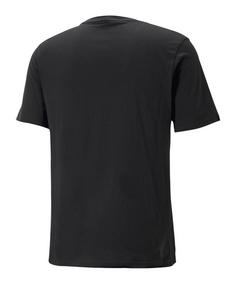 Rückansicht von PUMA Handball T-Shirt Fußballshorts Herren schwarz