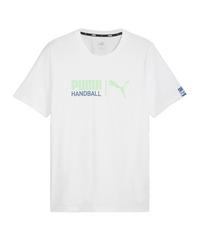PUMA Handball T-Shirt Fu&szlig;ballshorts Herren - weissgruen