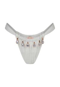 Moda Minx Lumiere Droplet Bikini Hose Damen - White