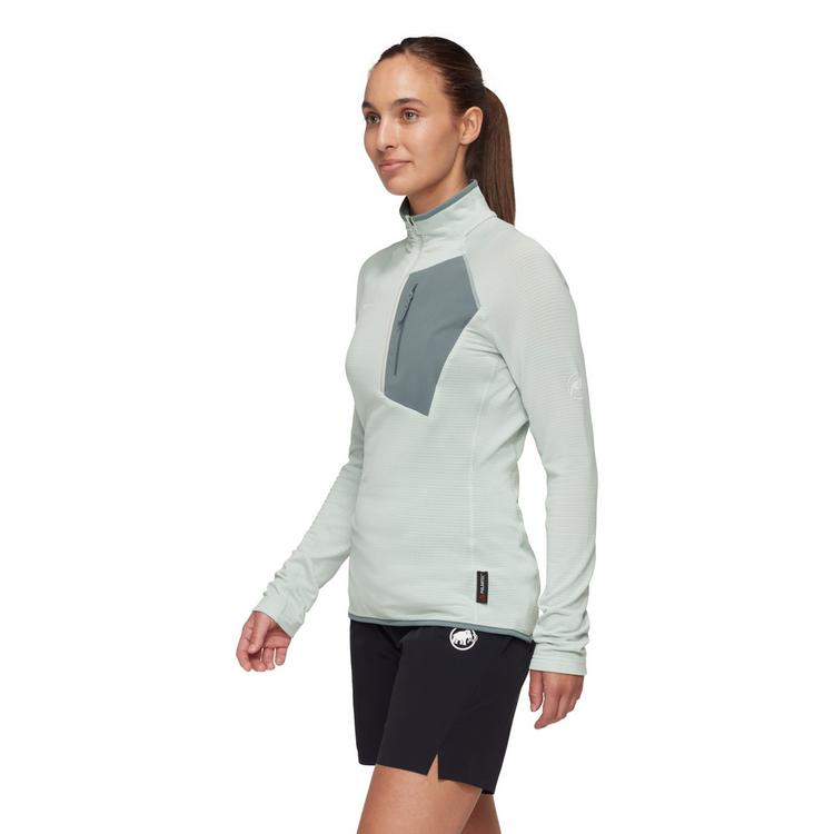 Mammut Mammut Aenergy Light ML Half Zip Pull Fleecepullover Damen - silver sage-strata - 2 | SportScheck