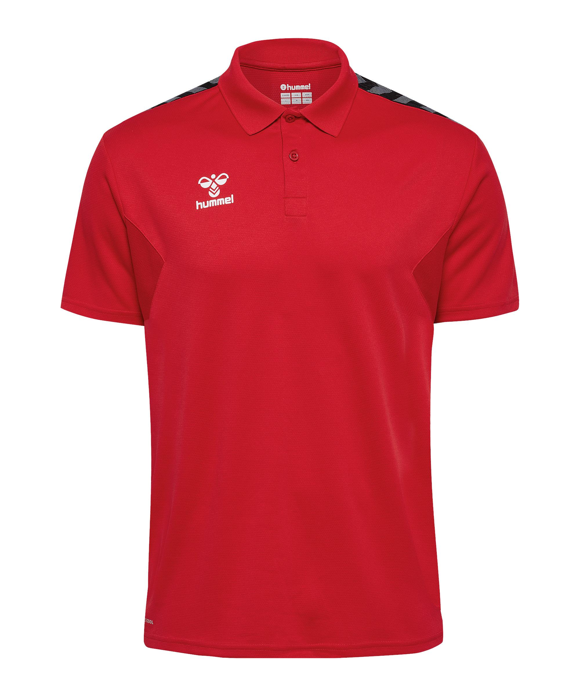 hummel AUTHENTIC Polo Poloshirt Herren - rot
