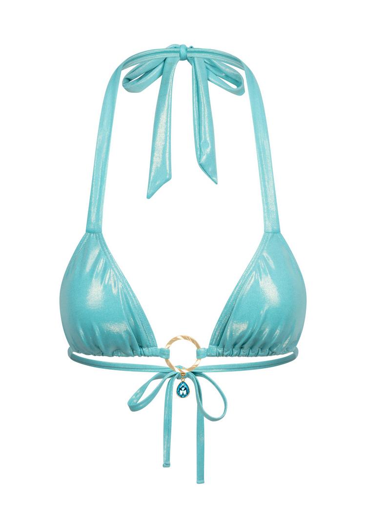 Moda Minx Moda Minx Mykonos Bikini Oberteil Damen - Baby Blue Shimmer - 0 | SportScheck