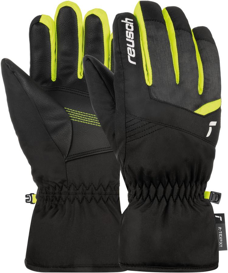 Reusch Reusch Bennet R-TEX&reg; XT Junior Handschuh Kinder - 7686 blck/blck mel/safety yell - 0 | SportScheck