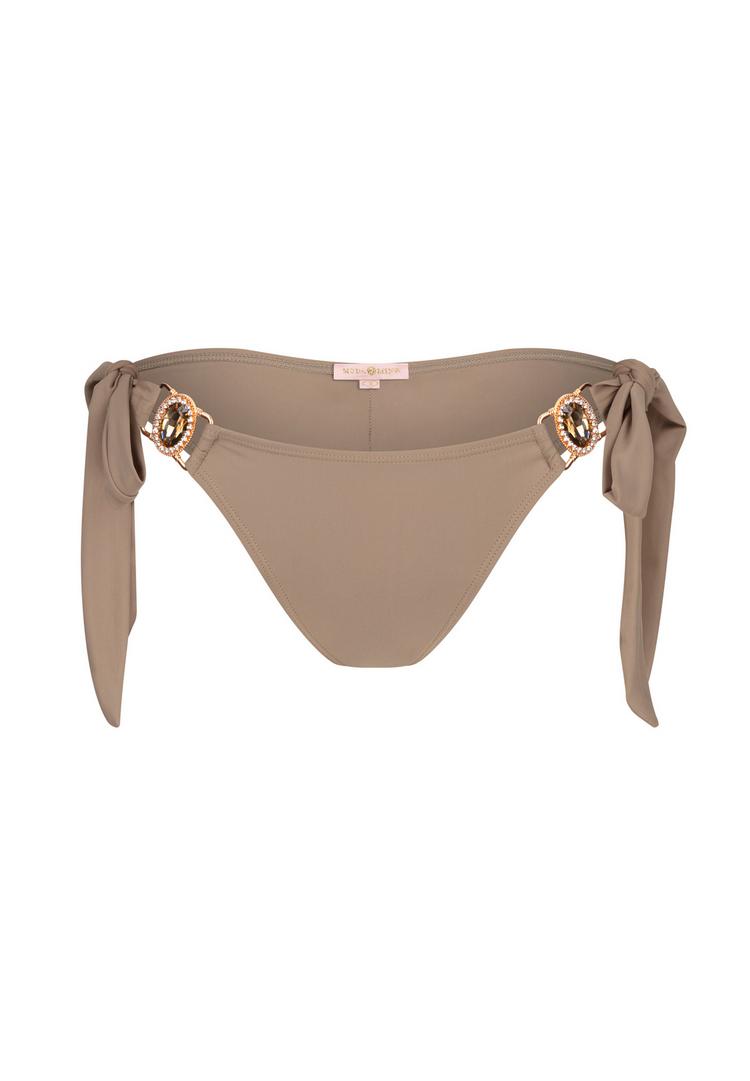 Moda Minx Moda Minx Amour Tie Side Brazilian Bikini Hose Damen - Stone - 0 | SportScheck