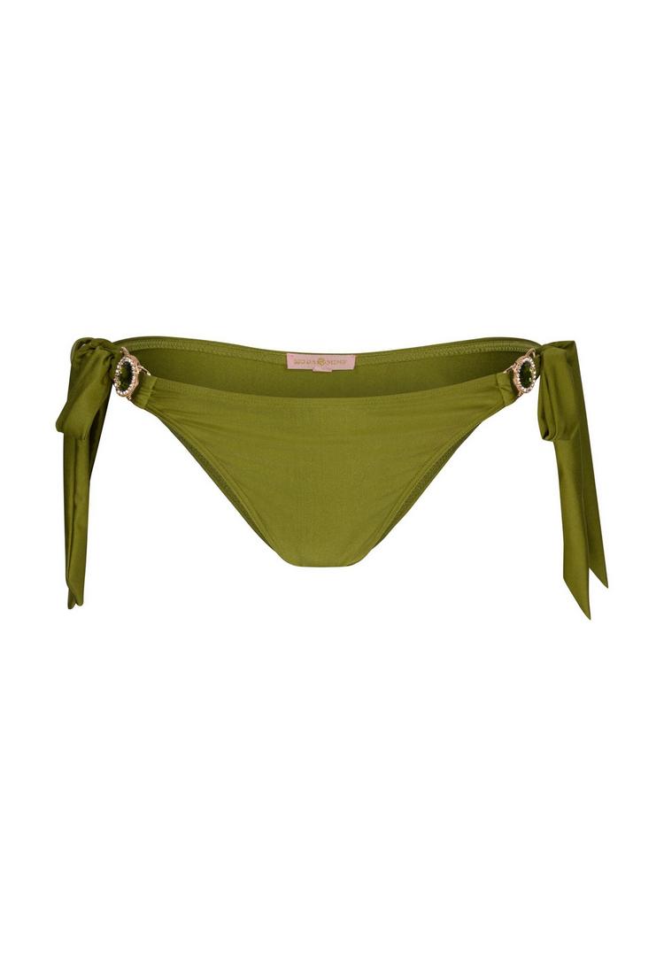 Moda Minx Moda Minx Amour Tie Side Brazilian Bikini Hose Damen - Olive Shimmer - 0 | SportScheck