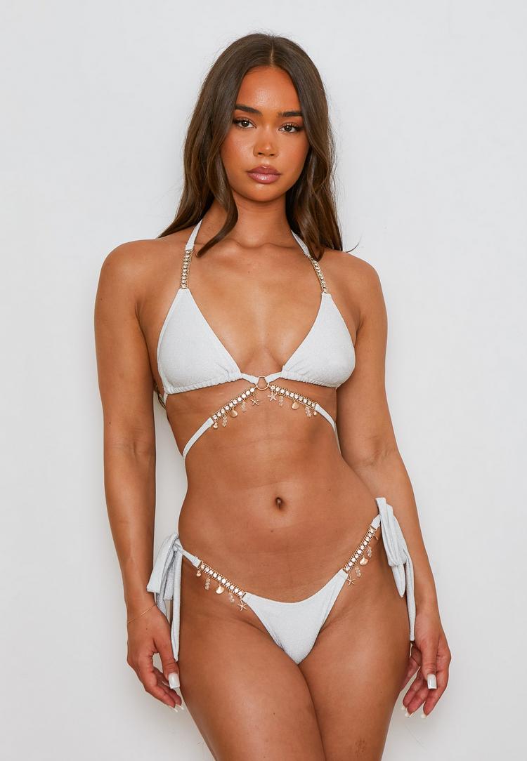 Moda Minx Moda Minx Lumiere Seychelles Bikini Hose Damen - White - 0 | SportScheck
