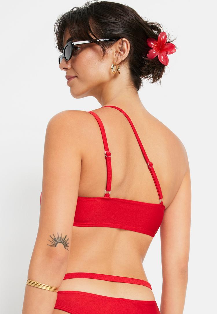 LSCN by Lascana LSCN by Lascana Bustier-Bikini-Top Bikini Oberteil Damen - rot - 1 | SportScheck