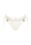 Moda Minx Amour Tie Side Brazilian Bikini Hose Damen - Ecru
