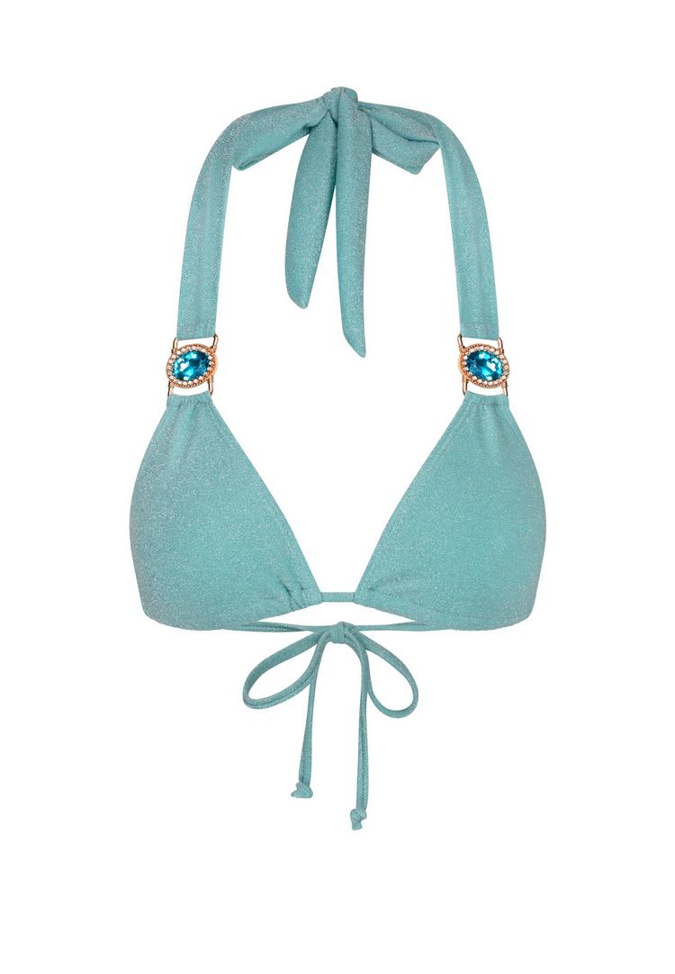 Moda Minx Moda Minx Lumiere Amour Triangle Bikini Oberteil Damen - Powder Blue - 0 | SportScheck