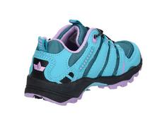 Rückansicht von LICO Outdoorschuh Wanderschuhe Kinder türkis/lila