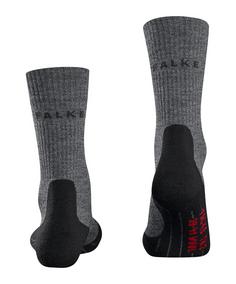 Rückansicht von Falke TK2 Explore Wool Laufsocken Herren black (3020)