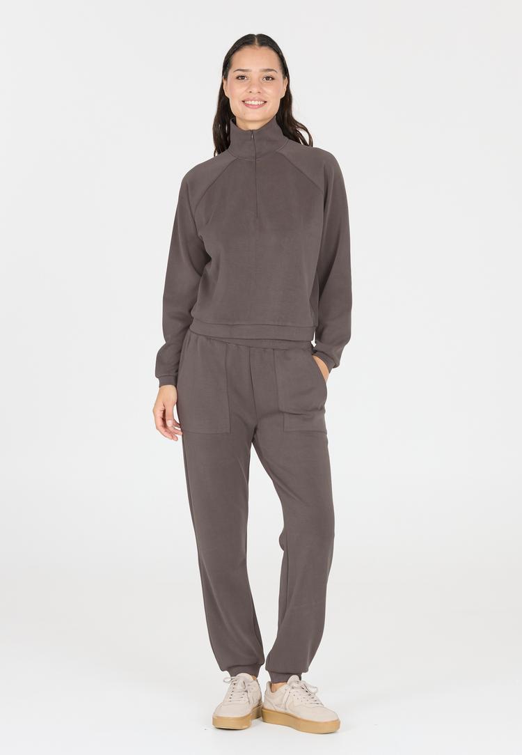 Athlecia Athlecia Elania Sweatshirt Damen - 1099 Dark Concrete - 1 | SportScheck