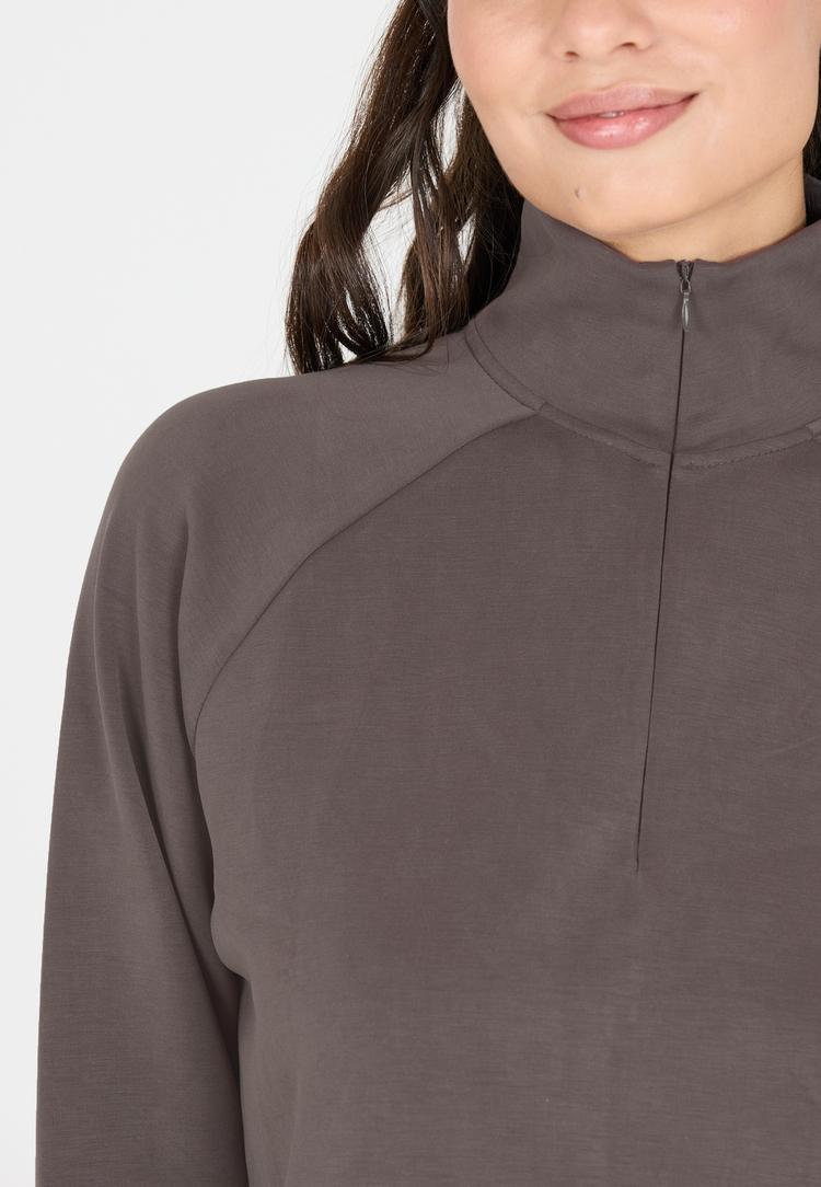 Athlecia Athlecia Elania Sweatshirt Damen - 1099 Dark Concrete - 1 | SportScheck