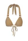 Moda Minx Lumiere Amour Triangle Bikini Oberteil Damen - Gold