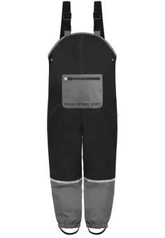 normani Outdoor Sports Twisp Regenhose Kinder Schwarz