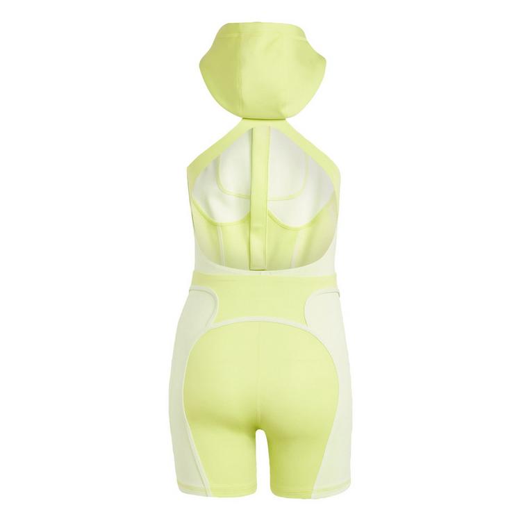 adidas adidas adidas by Stella McCartney Hooded Onesie Jumpsuit Damen - Bahia Glow / Halo - 0 | SportScheck