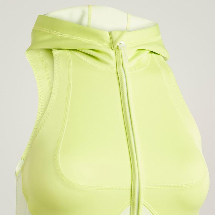 adidas adidas adidas by Stella McCartney Hooded Onesie Jumpsuit Damen - Bahia Glow / Halo - 3 | SportScheck
