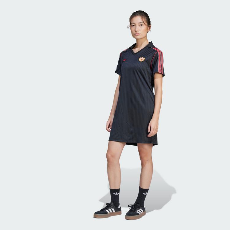adidas adidas Manchester United Terrace Icons Kleid Kleid Damen - Black - 0 | SportScheck