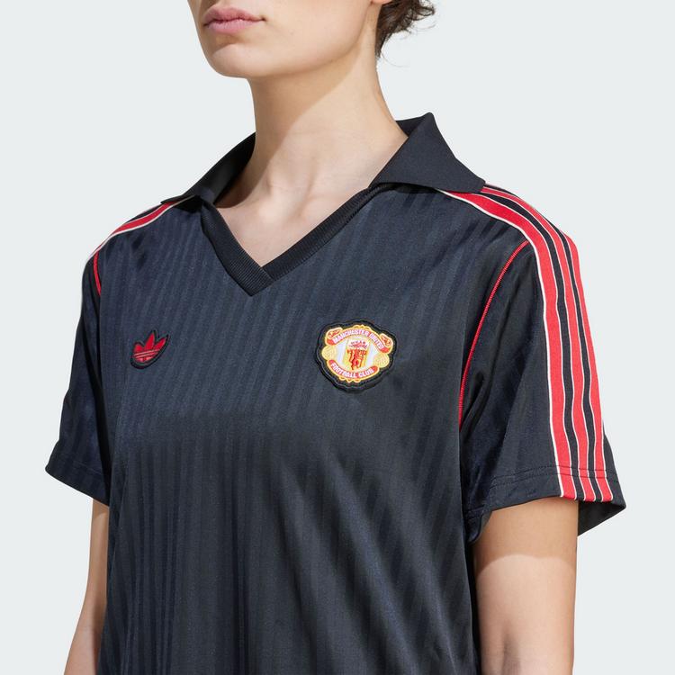 adidas adidas Manchester United Terrace Icons Kleid Kleid Damen - Black - 1 | SportScheck