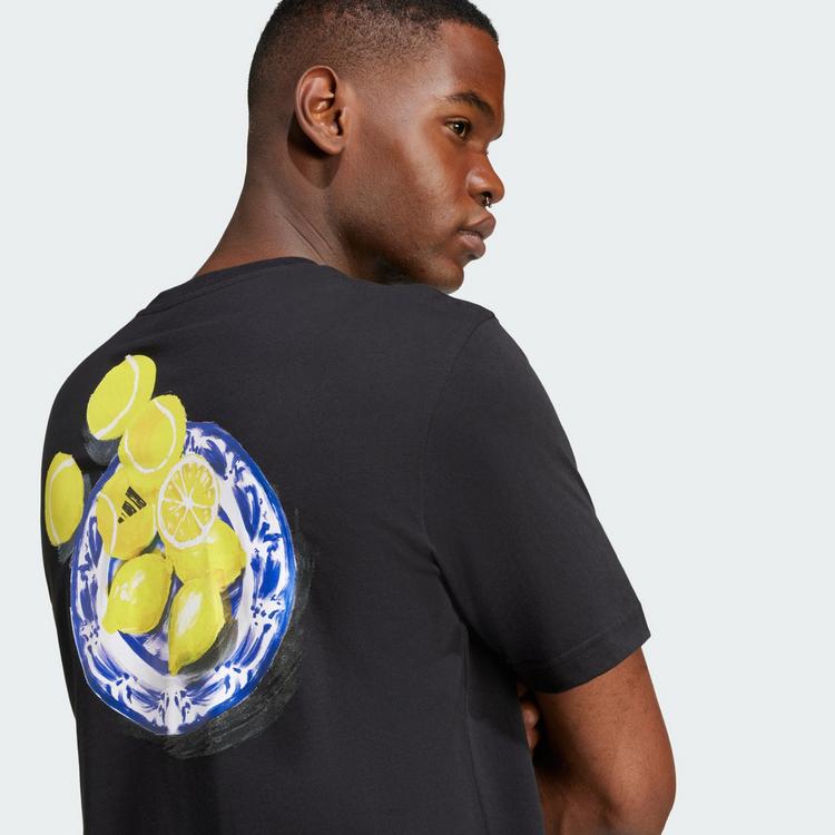 adidas adidas Lounge Still Life Lemons Graphic T-Shirt T-Shirt Herren - Black - 0 | SportScheck