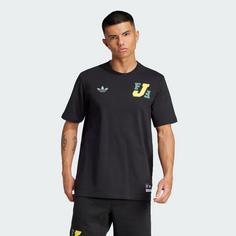 Rückansicht von adidas Jamaika VRCT T-Shirt Fanshirt Herren Black