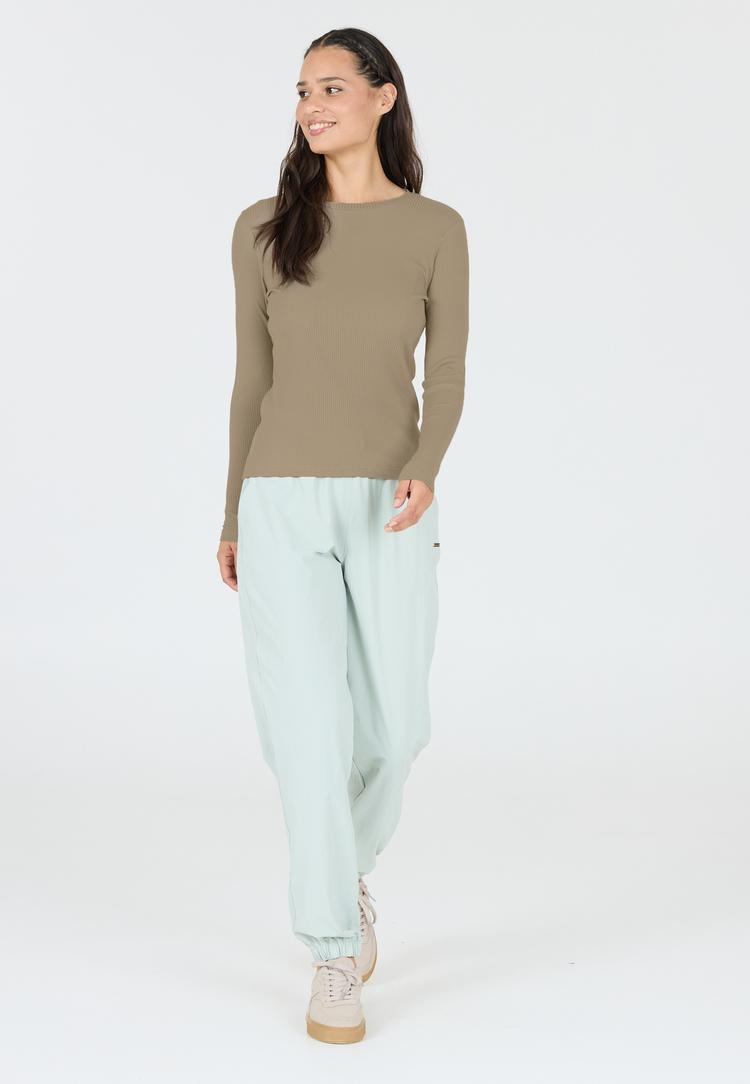 Athlecia Athlecia Lankae Langarmshirt Damen - 1072 Vintage Khaki - 1 | SportScheck