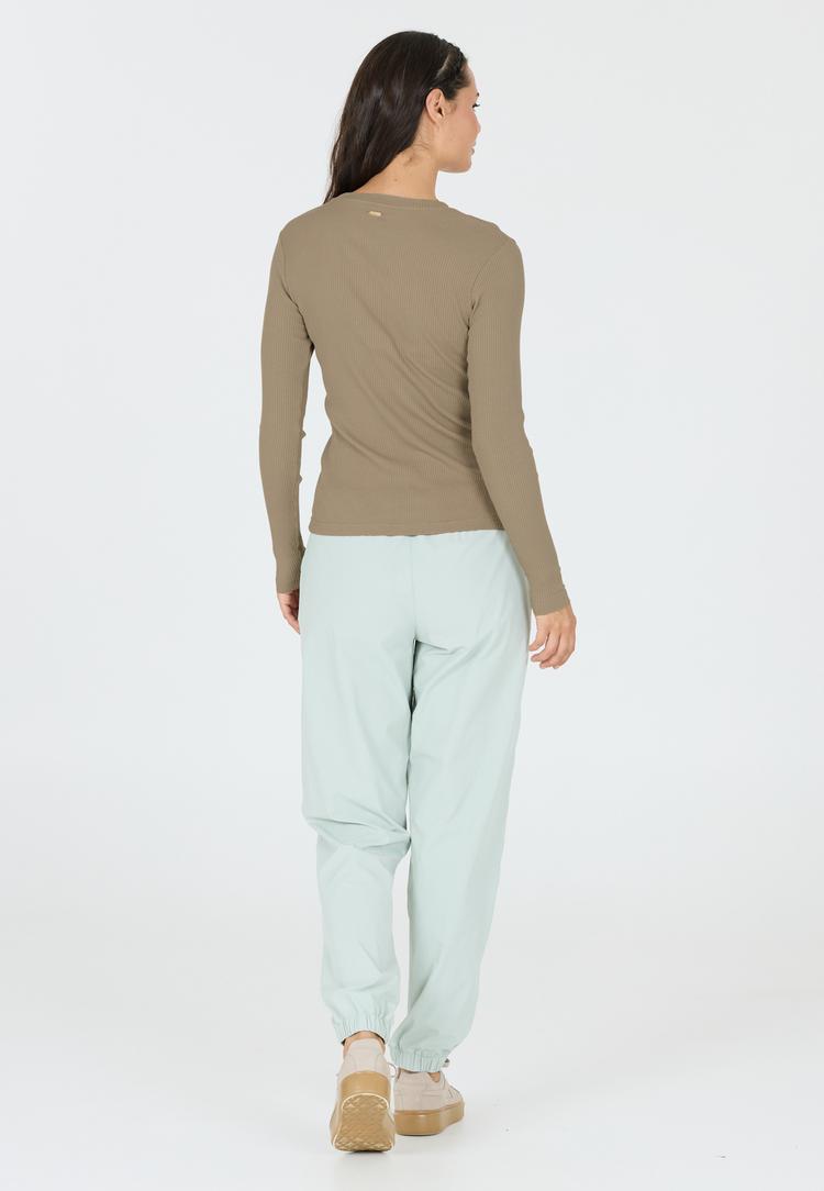 Athlecia Athlecia Lankae Langarmshirt Damen - 1072 Vintage Khaki - 3 | SportScheck