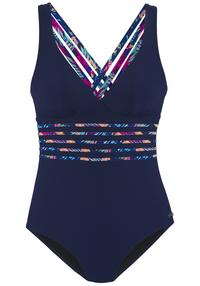 Lascana Badeanzug Badeanzug Damen - navy