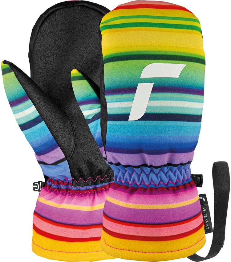 Reusch Reusch Carter R-TEX XT Junior Mitten Handschuh Kinder - 7492 black/multicol lines - 0 | SportScheck