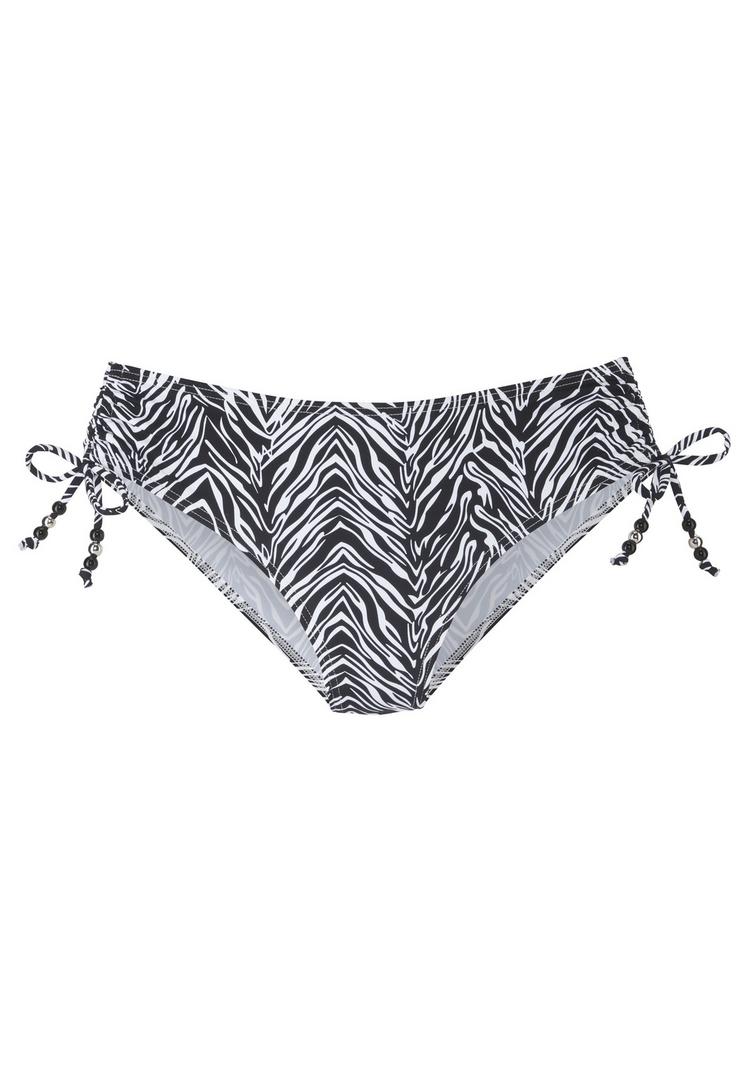 S.OLIVER S.OLIVER Bikini-Hose Bikini Hose Damen - schwarz-wei&szlig; - 0 | SportScheck