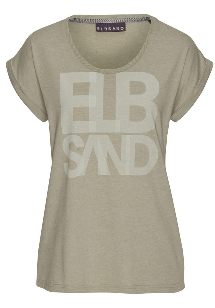 ELBSAND ELBSAND T-Shirt T-Shirt Damen - khaki meliert - 0 | SportScheck