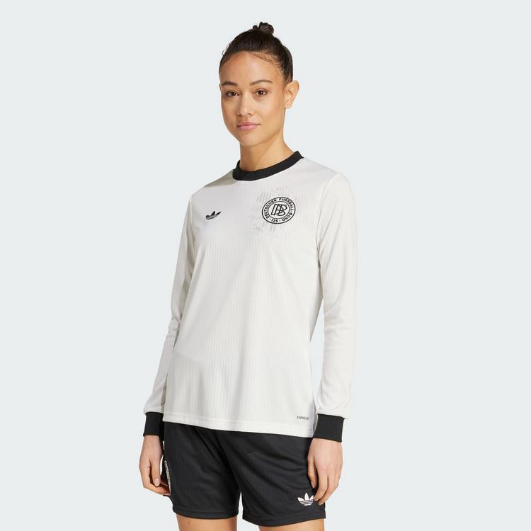 adidas adidas DFB Anniversary Long Sleeve Trikot Langarmshirt Damen - Cloud White / Black - 0 | SportScheck