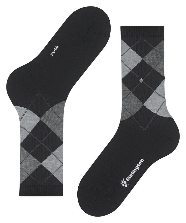 Burlington Burlington Rib Court SO Socken Herren - black (3000) - 3 | SportScheck
