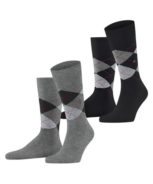 Burlington Everyday Argyle SO 2-Pack Socken Herren