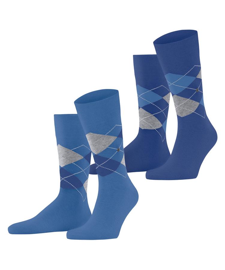 Burlington Burlington Everyday Argyle SO 2-Pack Socken Herren - cornflower blue (6337) - 0 | SportScheck