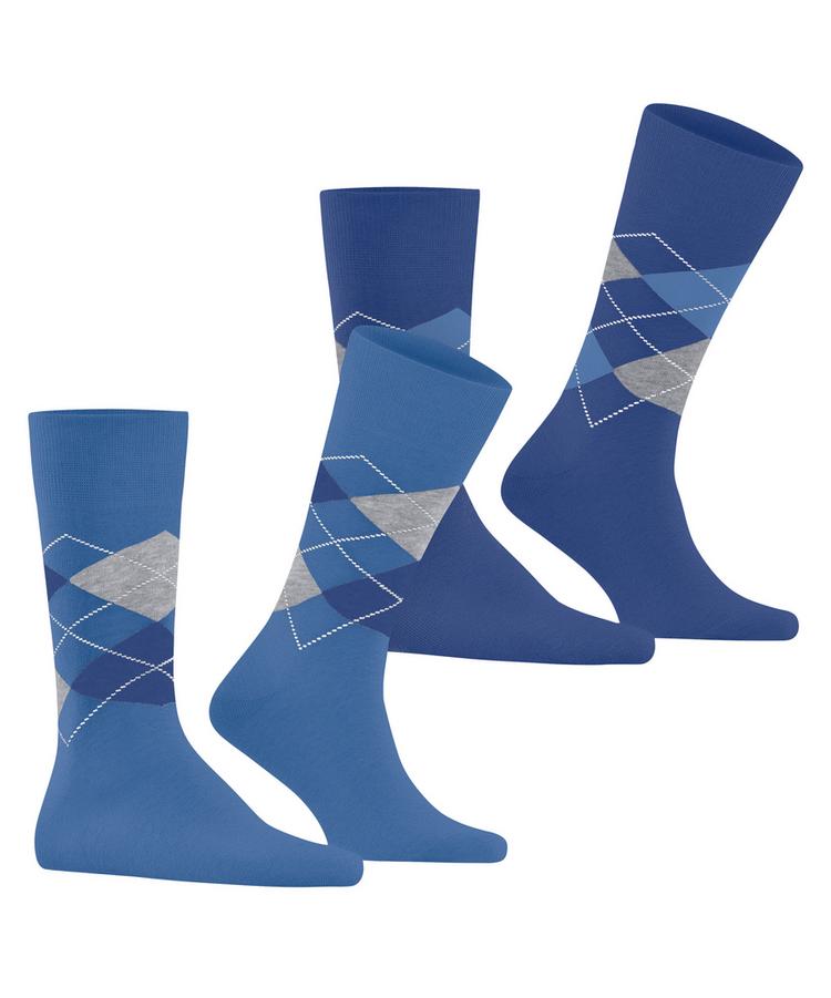 Burlington Burlington Everyday Argyle SO 2-Pack Socken Herren - cornflower blue (6337) - 0 | SportScheck