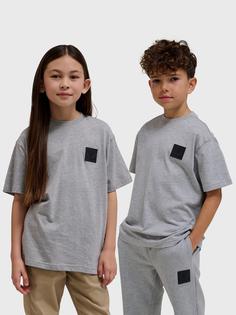 Rückansicht von hummel hmlCLEAN T-SHIRT S/S Funktionsshirt Kinder GREY MELANGE
