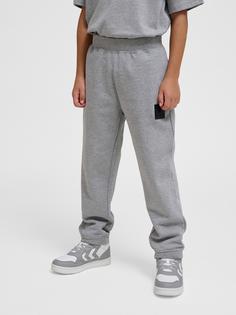 Rückansicht von hummel hmlCLEAN ADJUSTABLE PANTS Trainingshose Kinder GREY MELANGE