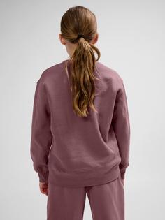 Rückansicht von hummel hmlCLEAN SWEATSHIRT Funktionssweatshirt Kinder ROSE TAUPE