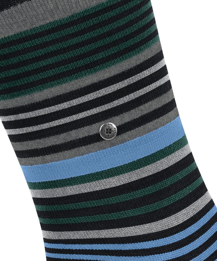 Burlington Burlington Stripe SO Socken Herren - black (3000) - 1 | SportScheck