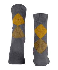 Rückansicht von Burlington Freizeitsocken Damen stone grey (3988)