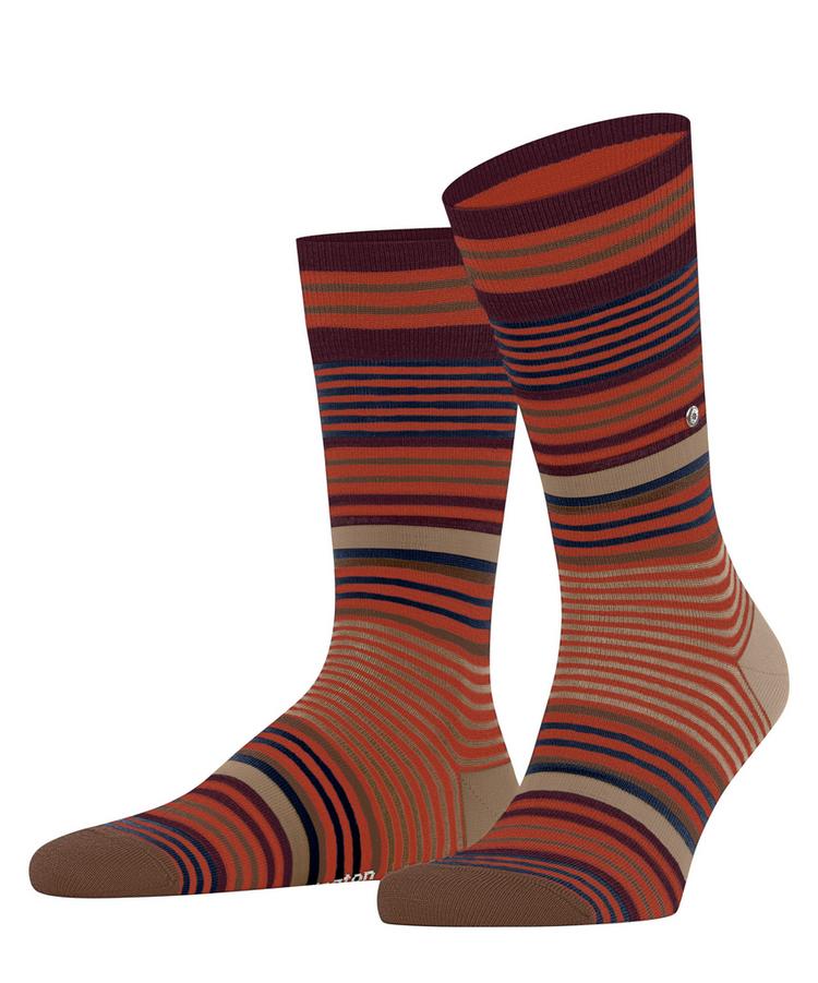 Burlington Burlington Stripe SO Socken Herren - sunset (8038) - 0 | SportScheck