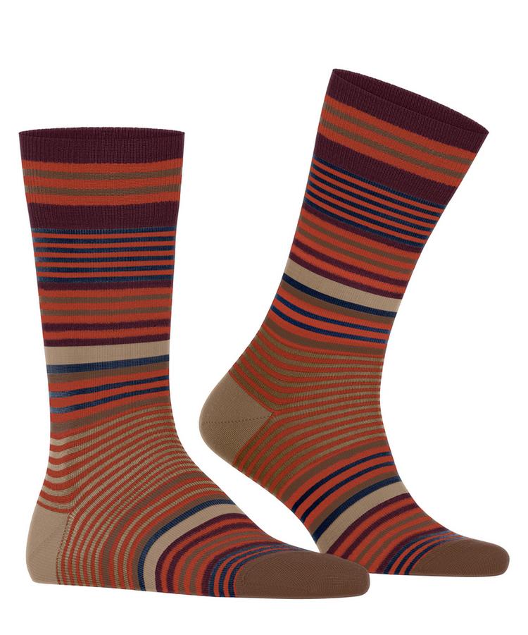 Burlington Burlington Stripe SO Socken Herren - sunset (8038) - 0 | SportScheck