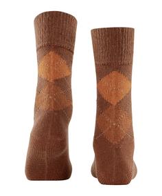 Rückansicht von Burlington Freizeitsocken Damen chocolate (5043)